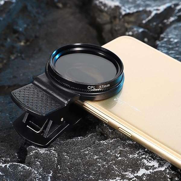 UKCOCO 37mm CPL Filter Lens - Universal Clip-On Polarizer for iPhone & Smartphones - Image 9