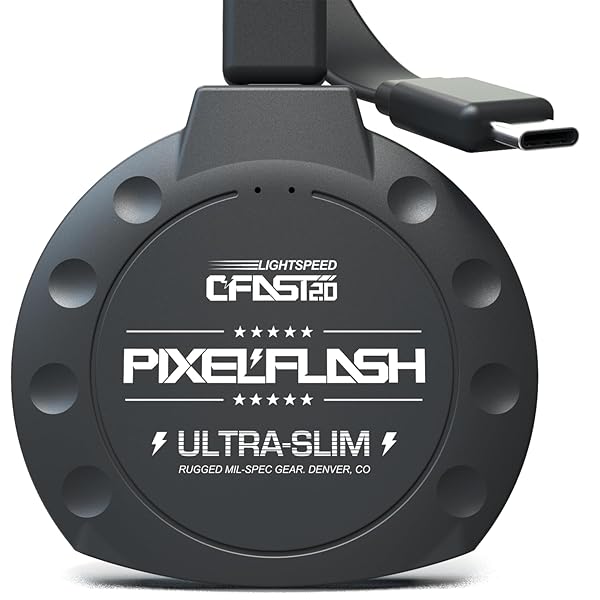 PixelFlash USB 3.1 Type-C Gen 2 CFast 2.0 Card Reader Ultra Slim Light Speed Mode Memory Card Adapter Fast Transfer Rates