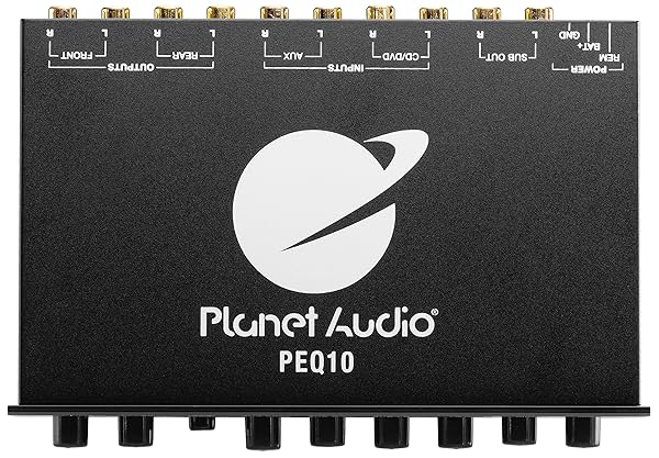 Planet Audio PEQ10 Car Equalizer: 4-Band Pre-Amp, Subwoofer Control & Adjustable Filters - Image 5