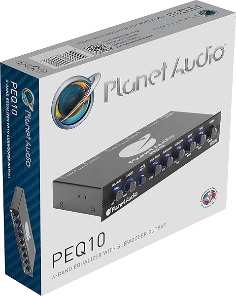 Planet Audio PEQ10 Car Equalizer: 4-Band Pre-Amp, Subwoofer Control & Adjustable Filters - Image 9
