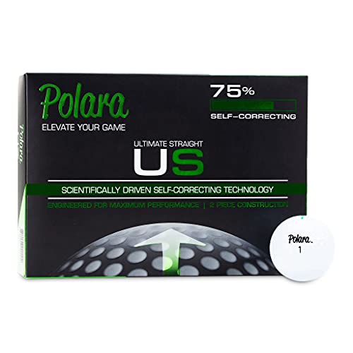 Polara Ultimate Straight Golf Balls - Hook & Slice Correction for Handicaps 12+ | 1 Dozen 2pc Design for Recreational Golfers - Image 2