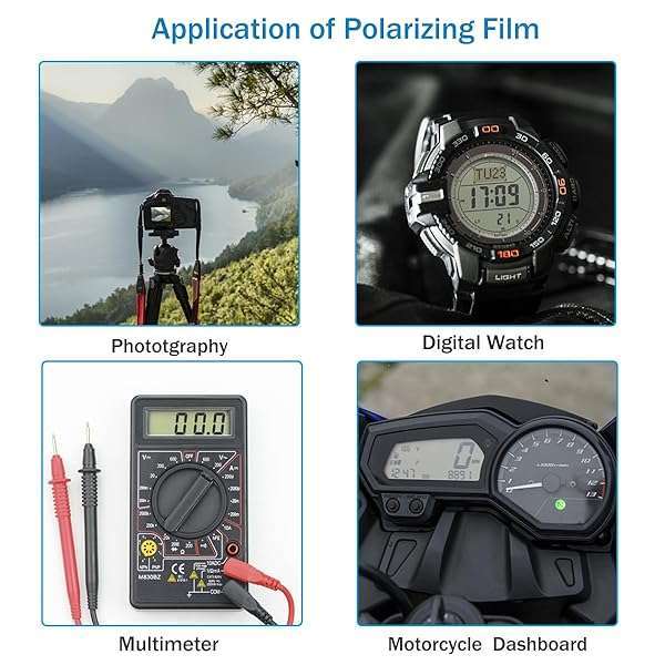 3 PCS Polarized Film Sheets 7.8x11.8in - Linear Polarizing Filter for Physics & Photography - Image 6