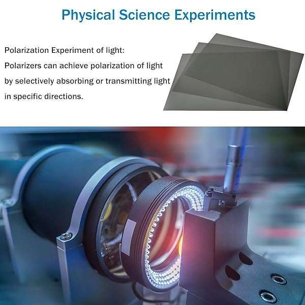 3 PCS Polarized Film Sheets 7.8x11.8in - Linear Polarizing Filter for Physics & Photography - Image 7