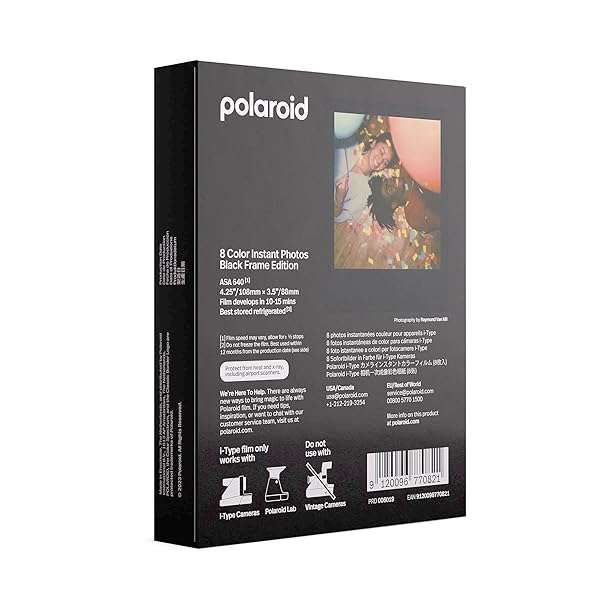 Polaroid Color Film I-Type Black Frame Edition (6019) - Capture Timeless Moments - Image 4