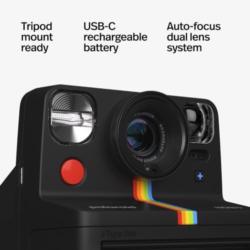 Polaroid Now+ 2nd Gen Instant Film Camera - Bluetooth App Control, Forest Green (9075) - Image 7