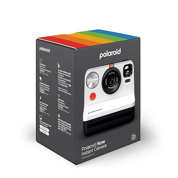 Polaroid Now 2nd Gen I-Type Instant Film Camera - Black & White (9072) Review & Features - Image 9