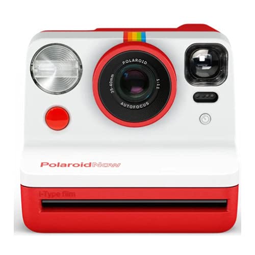 Polaroid Originals Now Viewfinder i-Type Instant Camera Bundle - Red with Color & B&W Film Kit - Image 8