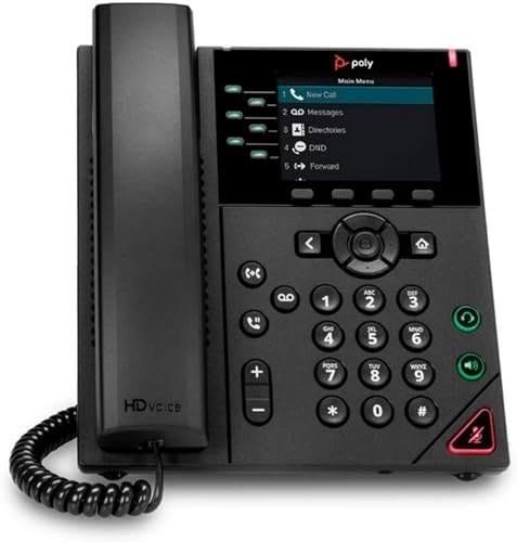 Polycom VVX 350 Business Sixline Mid Range IP Desk Phone with Color Display for Enhanced Communication - Image 4