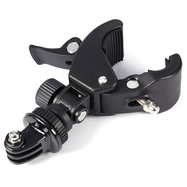 Pomya Camera Bike Motorcycle Mount Holder, 360° Rotatable Bike Bicycle Handlebar Clip On Clamp Mount with 1/4 inch Screw for GoPro Camera