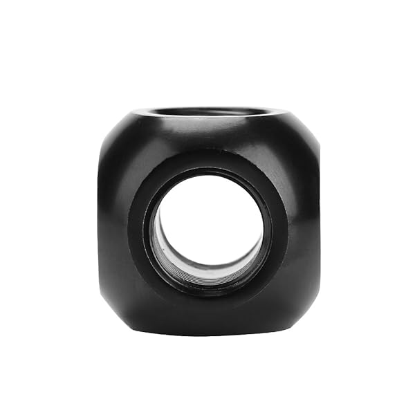 Pomya Computer Water Cooling Spherical 3 Way T-Type Connector G1/4 Threaded Adapter Black Silver for PC Cooling System - Image 9