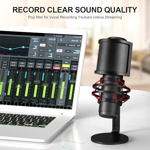 Upgrade Your Sound: Aokeo 3-Layer Pop Filter for Clear Vocal Recording & Streaming - Image 3