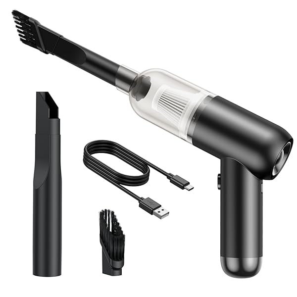 Powerful Portable Handheld Car Vacuum Cleaner - Lightweight, Quiet & Easy to Use for Home & Kitchen - Image 3