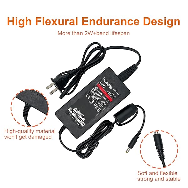 Power Supply for PS2, Replacement AC Adapter Charger Cord for Sony PlayStation 2 PS2 Slim A C 70000 Gaming Console - Image 6