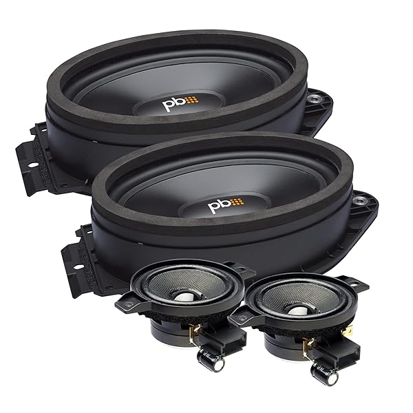 PowerBass USA OE69C-GM 6x9 Direct Fit Speakers - GMC OEM 80W RMS/160W Max Audio Upgrade