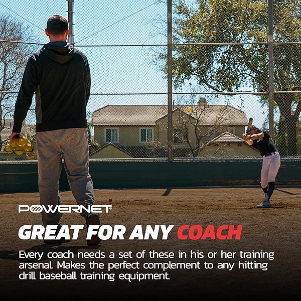 PowerNet Micro Crusher Training Baseballs - 12PK for Speed, Power & Coordination in Batting Practice - Image 6