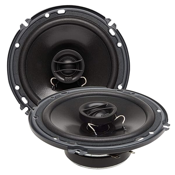 PowerBass S6752 S-Series Full Range 4 Ohm 6.75 Inch Speaker Set of 2 for Superior Sound Quality