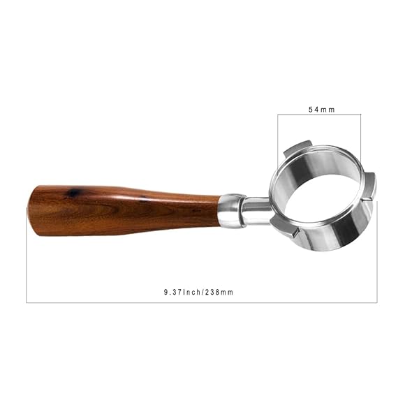 Premium 54mm Naked Bottomless Portafilter for Breville Barista BES 870/878/880 - No Filter Basket Included - Image 4