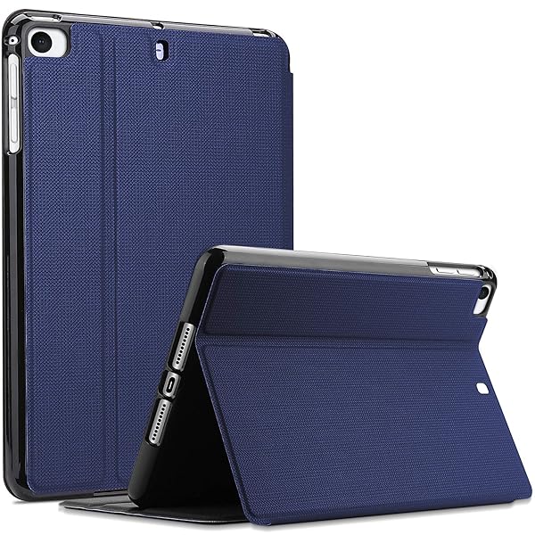 ProCase Slim Stand Protective Book Cover for iPad Mini 5 4 3 2 1 Navy Smart Folio Case