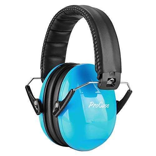 ProCase Kids Ear Protection: SNR 27dB Noise Cancelling Headphones for Fireworks, Autism & Concerts - Blue Ear Muffs