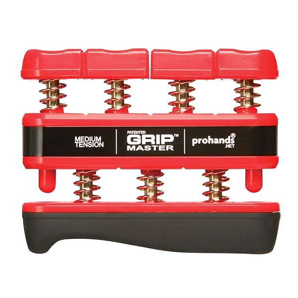 Prohands Gripmaster Hand Exerciser: Strengthen Fingers with Spring-Loaded Design & 7 lb Medium Tension