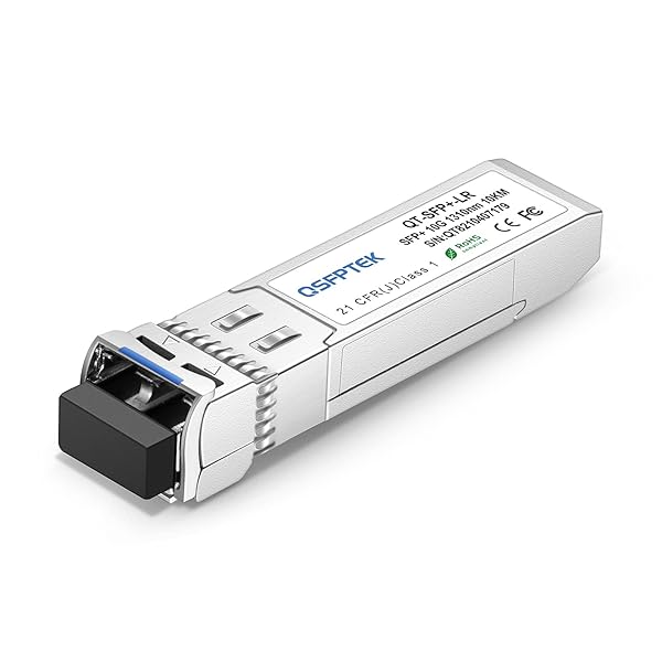 QSFPTEK QSFPTEK 10G SFP+ Module 10GBASE-LR 1310nm 10km DDM SMF Single-Mode LC Transceiver Compatible with Arista SFP-10G-LR