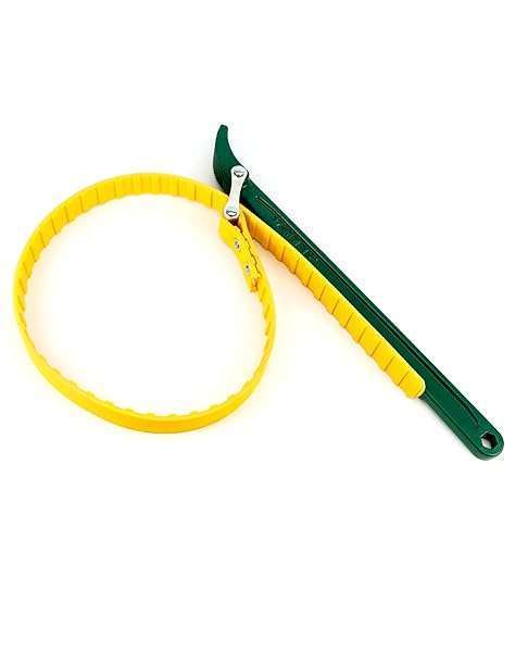 "QWORK 15" Belt Strap Wrench 2-Pack: Adjustable Oil Filter Opener with 35.5" Capacity for Multi-Purpose Use" - Image 4