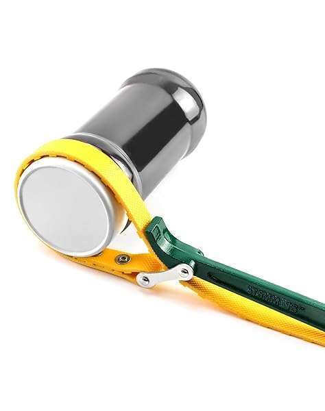 "QWORK 15" Belt Strap Wrench 2-Pack: Adjustable Oil Filter Opener with 35.5" Capacity for Multi-Purpose Use" - Image 6