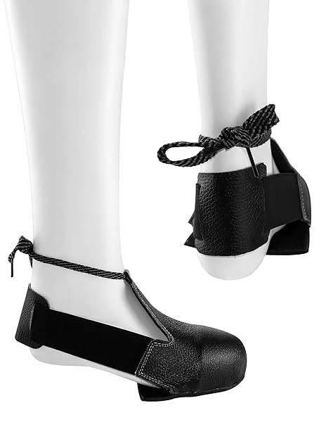 QWORK Steel Toe Cap Safety Overshoes Workplace Anti-smash Cover with Adjustable Strap for Men Women, 2 Pairs (Size 5-12 US) - Image 3