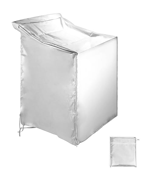 QWORK QWORK Washer and Dryer Covers, Heavy Duty Waterproof Washing Machine Cover for Most Top Load or Front Load Machine, Dustproof, All Weather