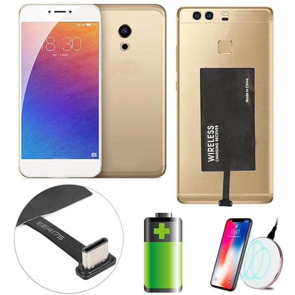 Qi Charger Kit: USB C Charging Pad & Magic Tag Receiver for Google Pixel XL, V20, HTC 10, OnePlus 3 - Fast USB 3.1 Type C Charging - Image 6