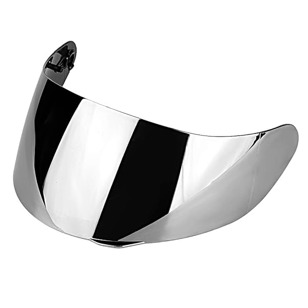 Qiilu Motorcycle Wind Helmet Lens Visor Full Face Compatible with AGV K1 K3SV K5 Silver