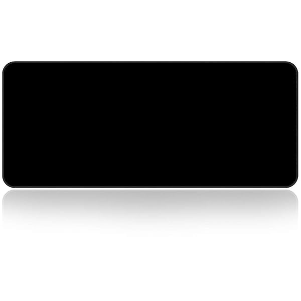 "Qisan Large Gaming Mouse Pad 31.5"x11.8" - Anti-Slip Desk Mat for PC & Laptop | Perfect Keyboard Pad in Black"