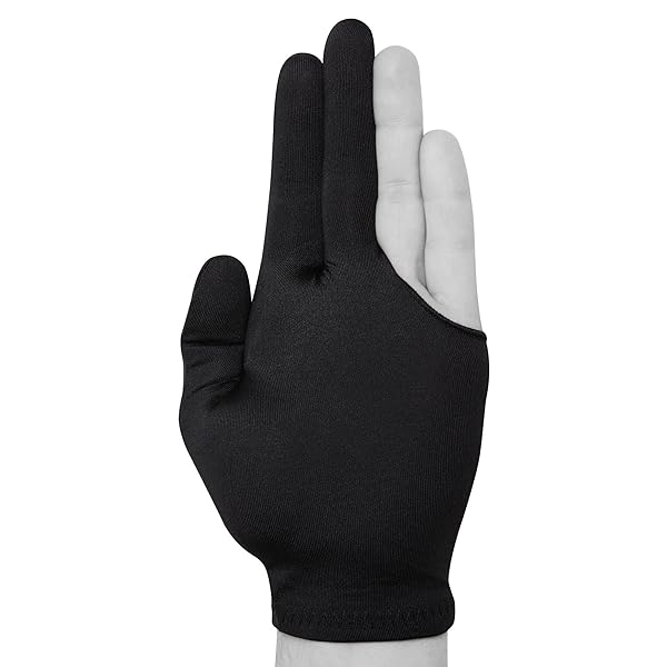 Quality Billiard Gloves for All Hands - One Size Fits All, Choose Your Color (Black) - Perfect for Pool Players! - Image 4