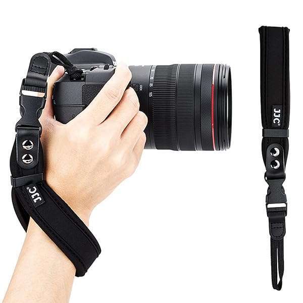 Quick Release Neoprene Camera Wrist Grip Strap for Sony, Canon, Fuji & Nikon - A7CII, EOS R5, X100VI, Z6 II & More