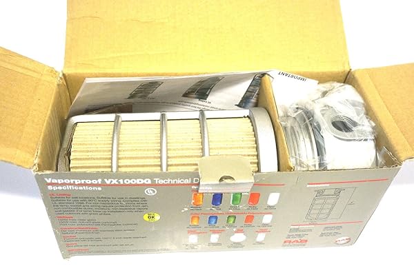 RAB Lighting RAB Lighting VX100DG Vaporproof Ceiling Box Mount with Glass Globe & Cast Guard - 150W Aluminum A19 Fixture