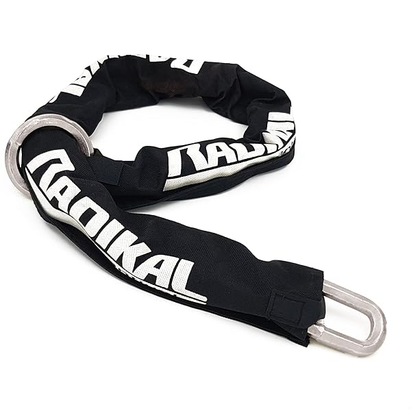 RADIKAL RK11120L Motorcycle Anti-Theft Chain - 120cm Cemented Steel Hexagonal Loop
