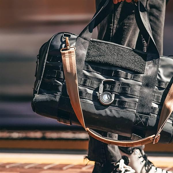 RAPTIC Upgraded Link and Lock for Apple AirTags Heavy Duty Combination Lock Carabiner Secure Polycarbonate Housing Dark Grey - Image 10