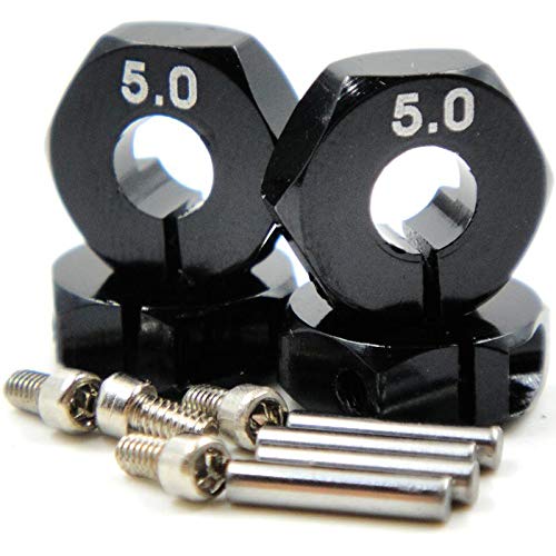 RC Aluminum Wheel Hub Clamp 5mm 6mm 7mm Black for 1/10 RC Car Hex 12mm Wheels Rim - Image 3