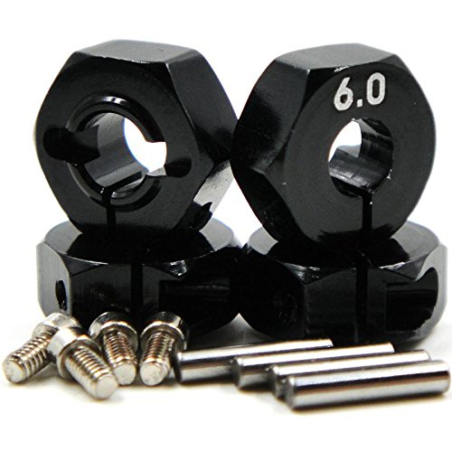 RC Aluminum Wheel Hub Clamp 5mm 6mm 7mm Black for 1/10 RC Car Hex 12mm Wheels Rim - Image 4