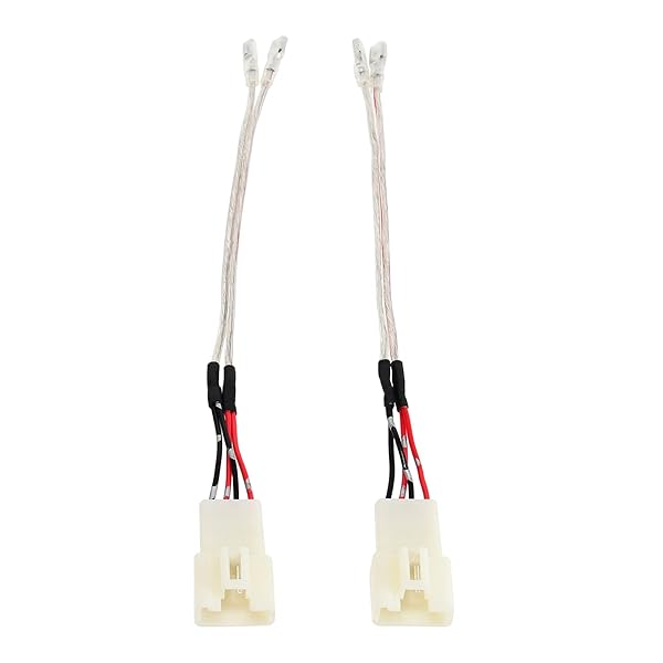 RED WOLF RED WOLF Car Dash Tweeter Speaker Wiring Harness for JBL Toyota Tundra Sequoia Sienna 2001-2019 2PCS