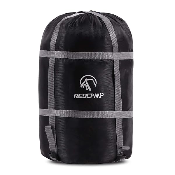 REDCAMP REDCAMP XXL Heavy Duty Sleeping Bag Stuff Sack Compression Sack for Backpacking and Camping Black