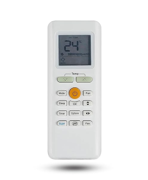 RG70A BGEF Replacement Voice Remote Control for Midea Air Conditioner Models RG70C RG70E RG70F and More