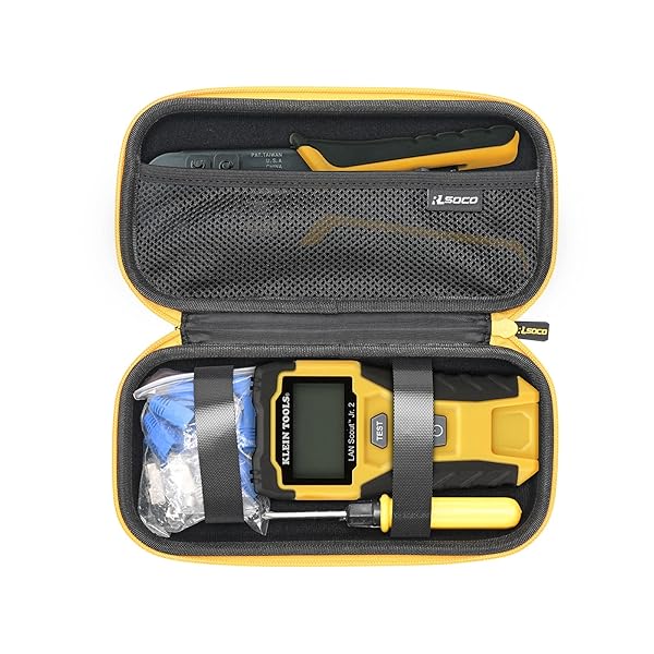 RLSOCO Carrying Case for Klein Tools VDV526-200 VDV501-851 VDV501-852 VDV501-853 Cable Tester Kit and Works with Klein Tools 80072 RJ45 Cable Tester