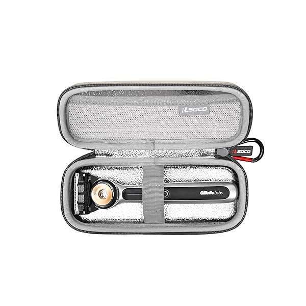 RLSOCO Hard Case for Gillette Labs Heated Razor & Leaf Razor - Compact Protection for Mach 5 & More - Image 6