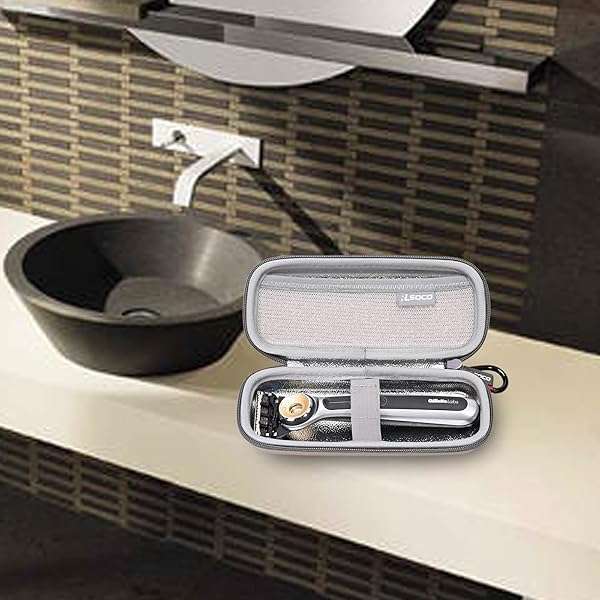RLSOCO Hard Case for Gillette Labs Heated Razor & Leaf Razor - Compact Protection for Mach 5 & More - Image 9