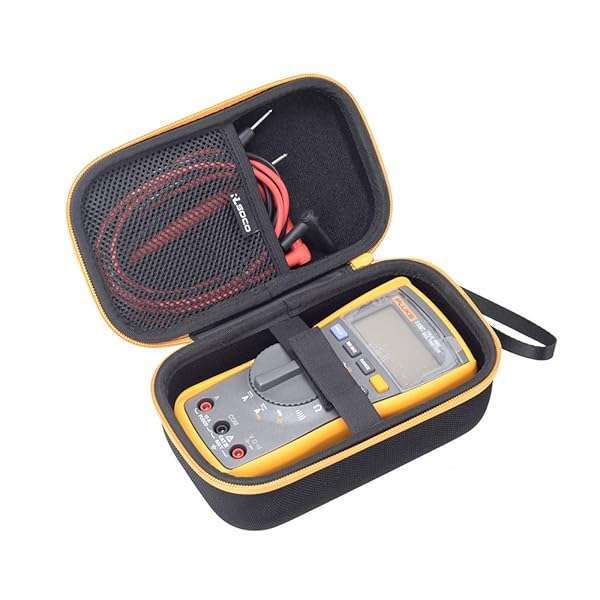 RLSOCO Hard Case for Fluke 15B+/117/115/116/114/113 & Brymen BM235 Multimeters - Durable Protection & Storage