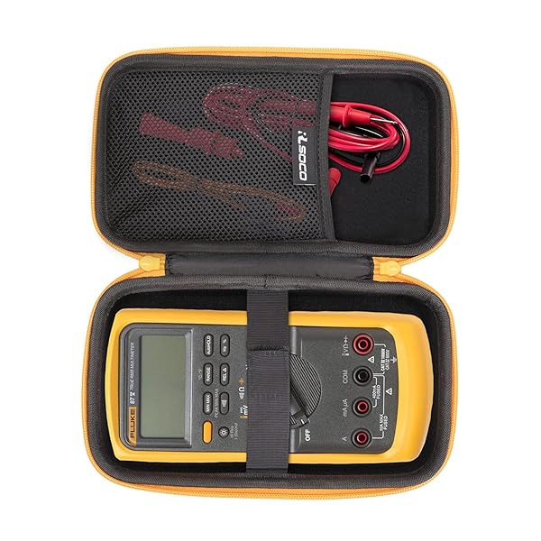 RLSOCO Hard Case for Fluke 87V 77IV 83V 86 EEVblog BM786 Brymen BM789 Industrial Digital Multimeter Case Only