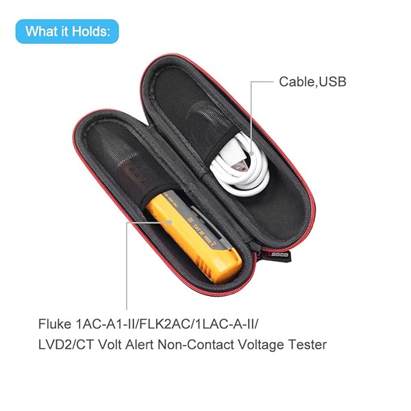 RLSOCO Hard Case for Klein Tools NCVT Series and Fluke Non-Contact Voltage Tester Pen Case Only Durable Protection - Image 4