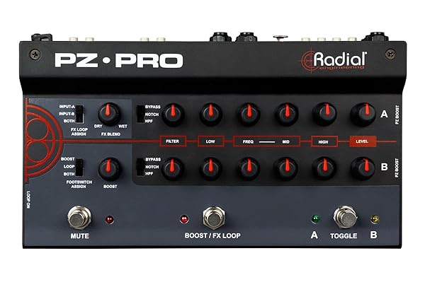 Radial PZ-Pro 2-Channel Acoustic Preamp: Enhance Your Sound Quality Today!