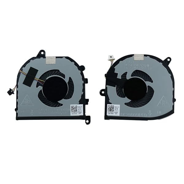 Rangale Rangale CPU and GPU Cooling Fan for Dell XPS 15 9570 Series Laptop High Performance Replacement DFS501105PR0T FKCH 008YY9 0TK9J1
